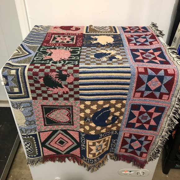 Country theme throw blanket - Picture 4 of 5